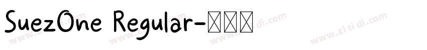 SuezOne Regular字体转换